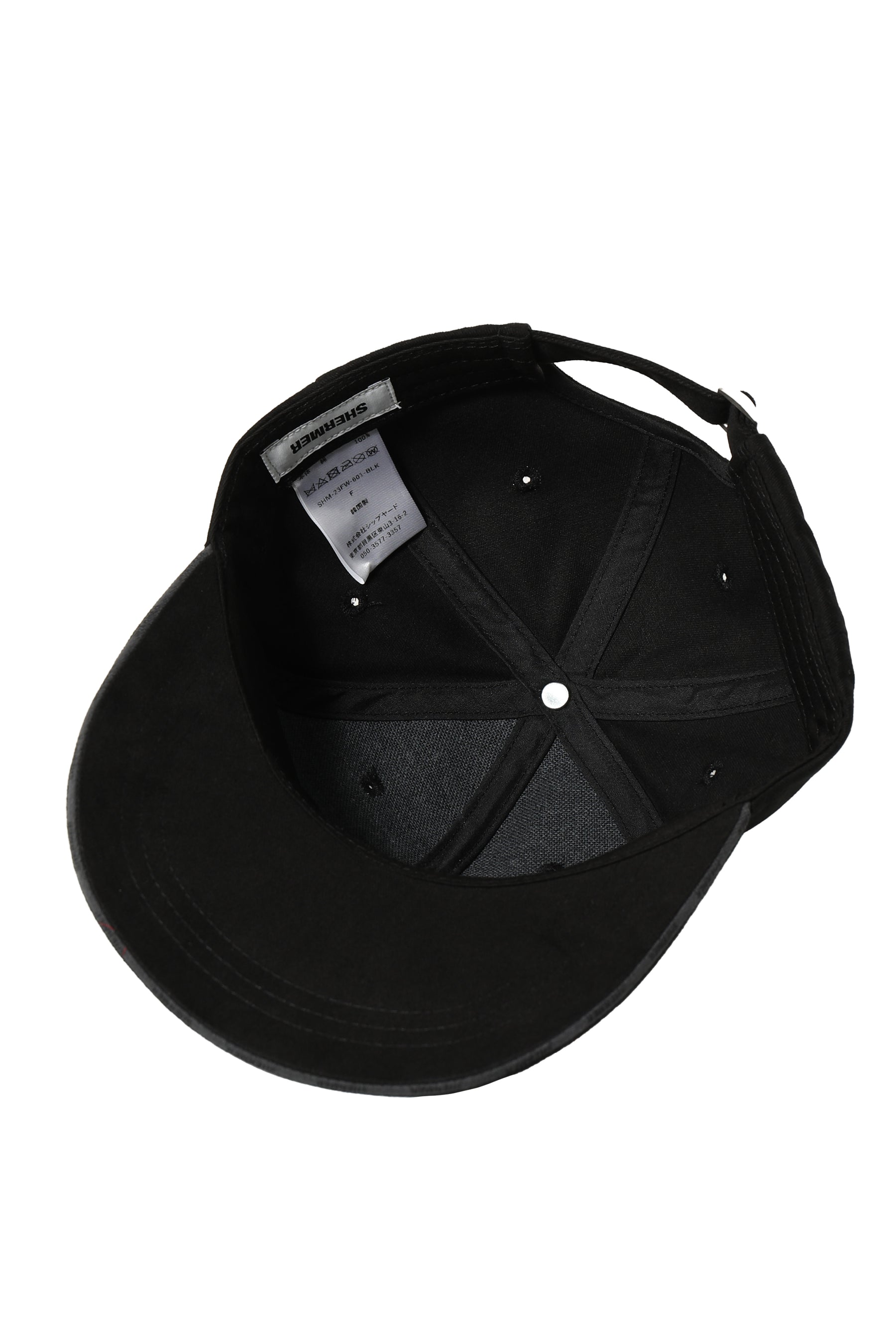 SHERMER FW23 SPORTS CAP / BLK -NUBIAN