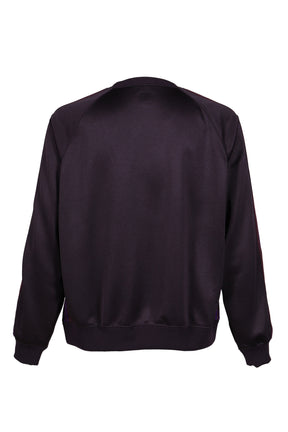 TRACK CREW NECK SHIRT - POLY SMOOTH / PUR