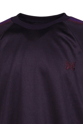 TRACK CREW NECK SHIRT - POLY SMOOTH / PUR