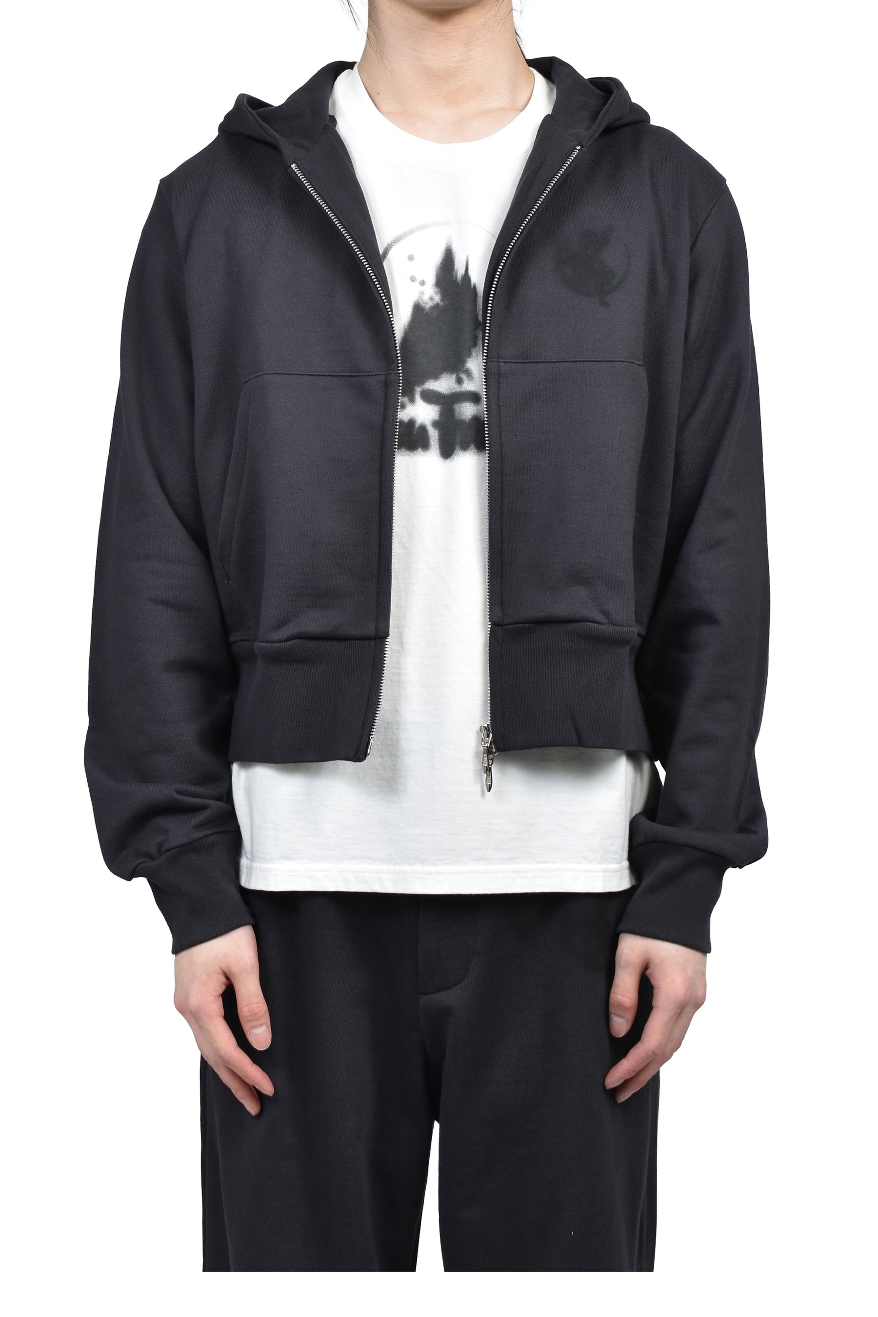 MB ZIP-UP HOODIE / BLK