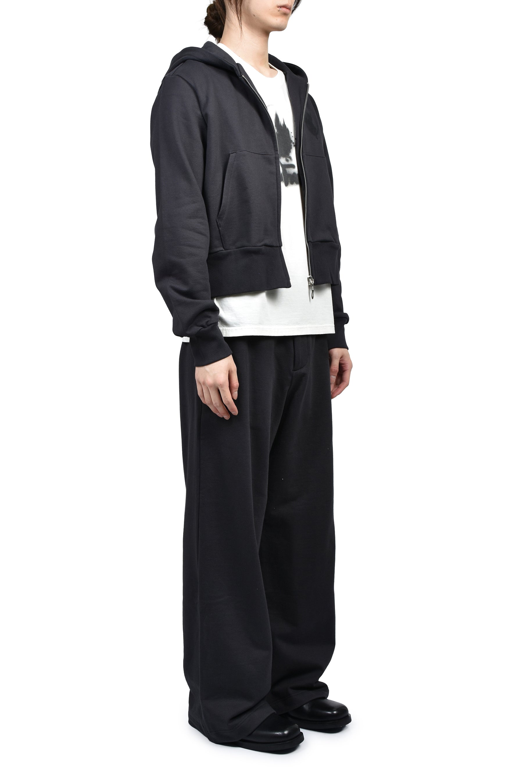 MB ZIP-UP HOODIE / BLK