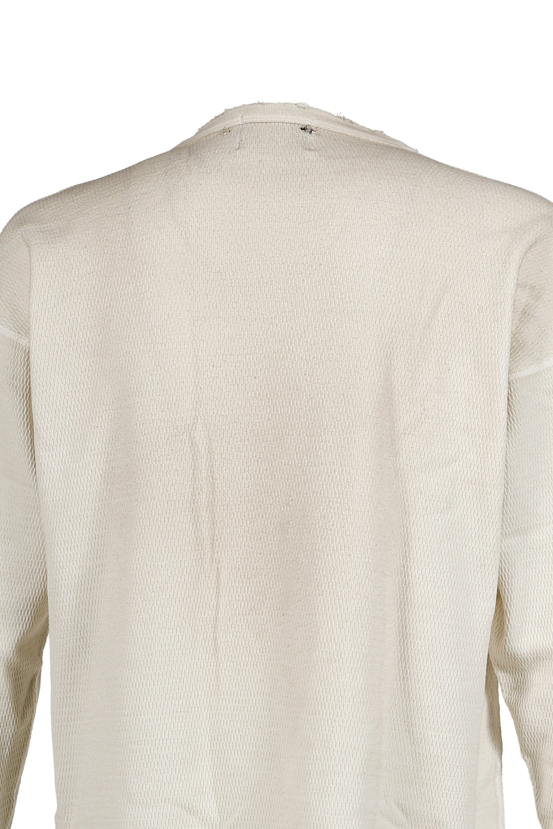 CLASSIC LOGO DISTRESSED THERMAL LS / DIRT WHT