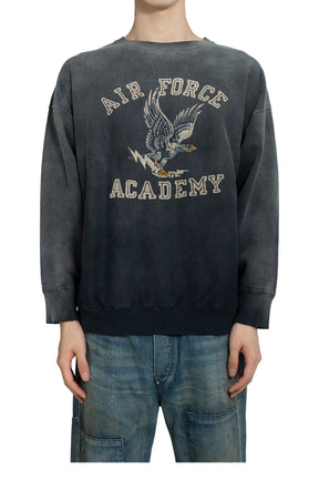 US AIR FORCE EAGLE SWEATSHIRT AGED / AGED BLK 