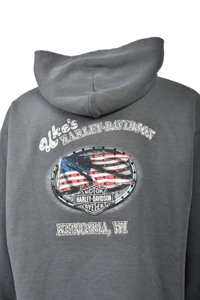 KENOSHA,WI HOODIE / DARK GRY