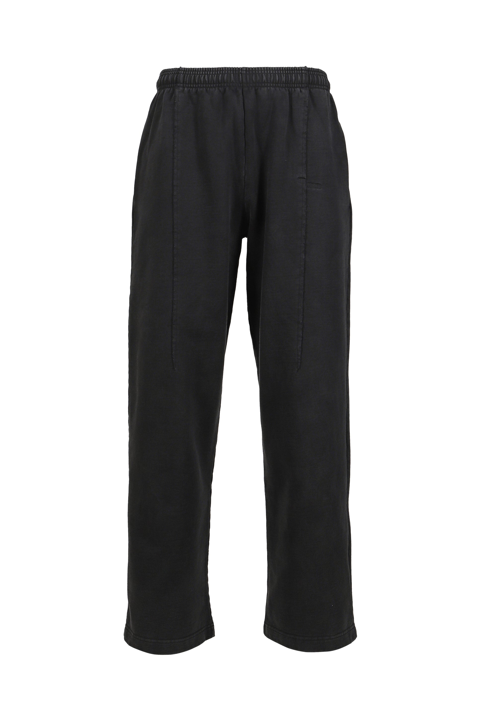 CUT SWEATPANTS / BLK