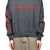CROPPED RELAXED SWEATSHIRT / IRON GRAY