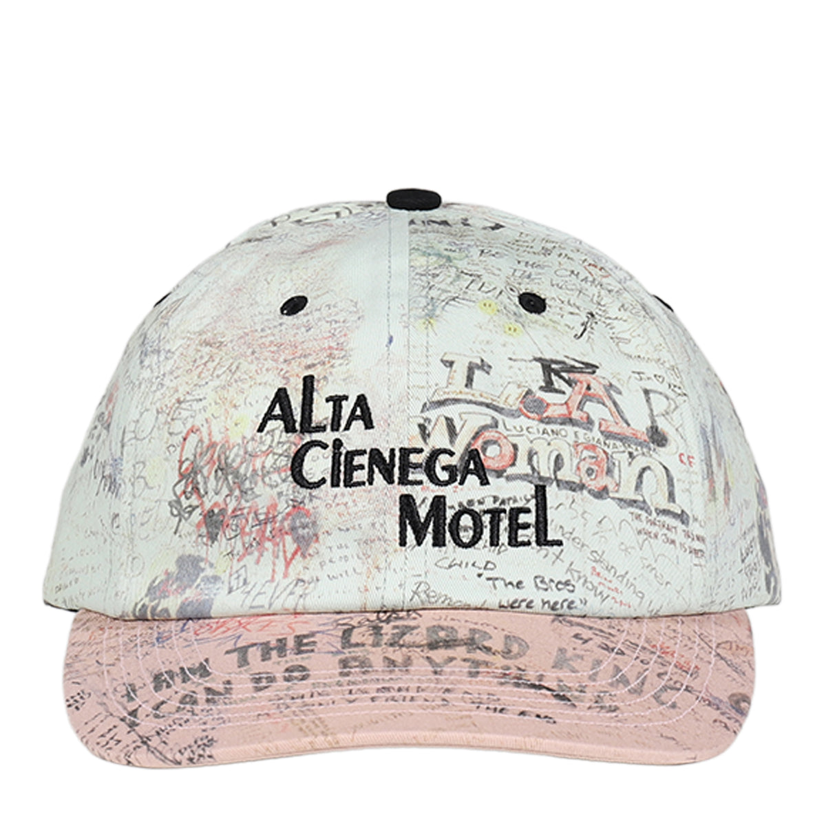Paly Hollywood SS26 ALTA CIENEGA LOW PROFILE HAT / TEAL & PNK - NUBIAN