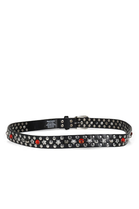 BLACK MULTI STUD JEWEL BELT / BLK