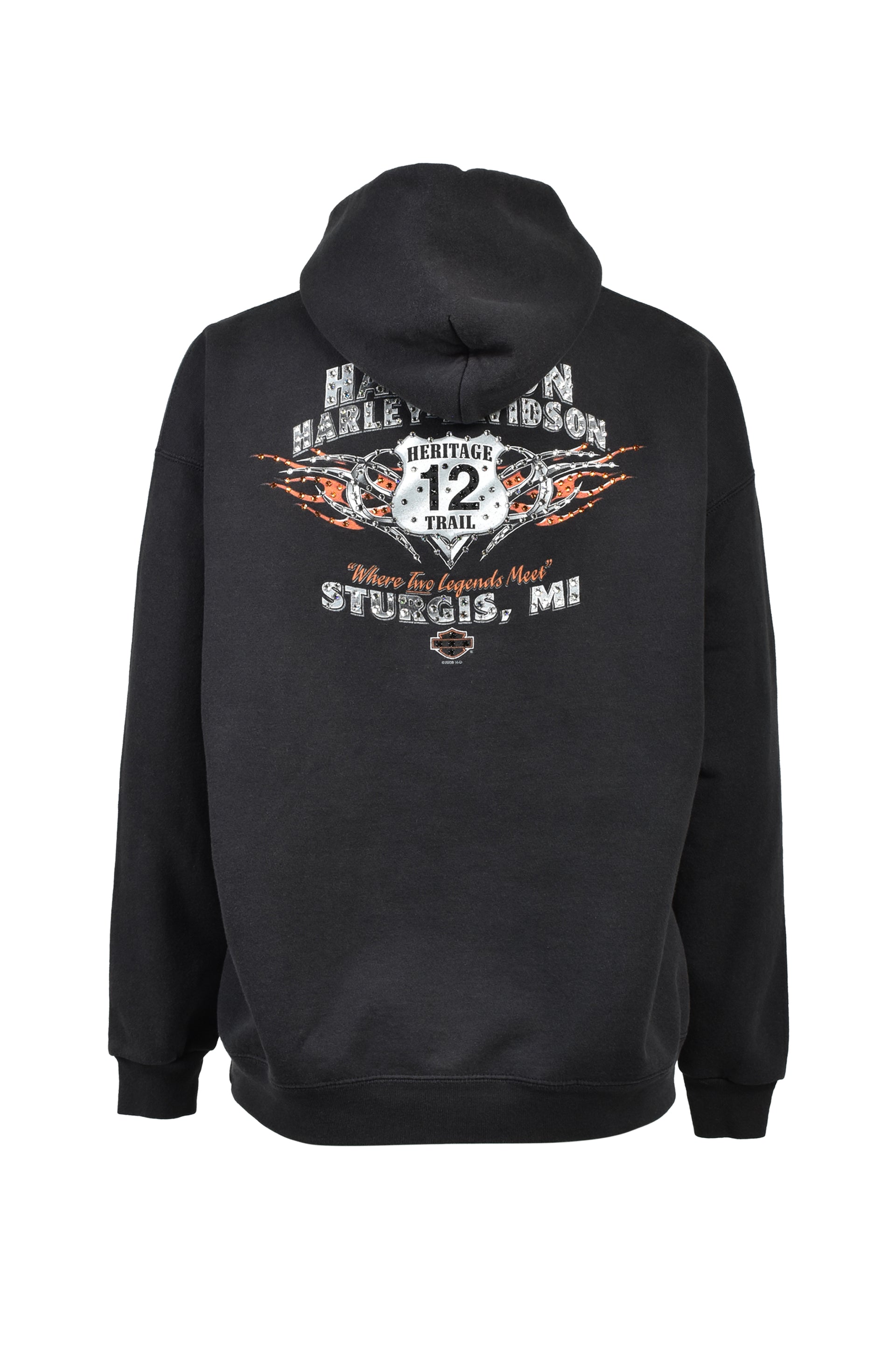 STURGIS,MI HOODIE / BLK