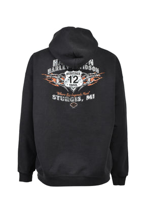 STURGIS,MI HOODIE / BLK