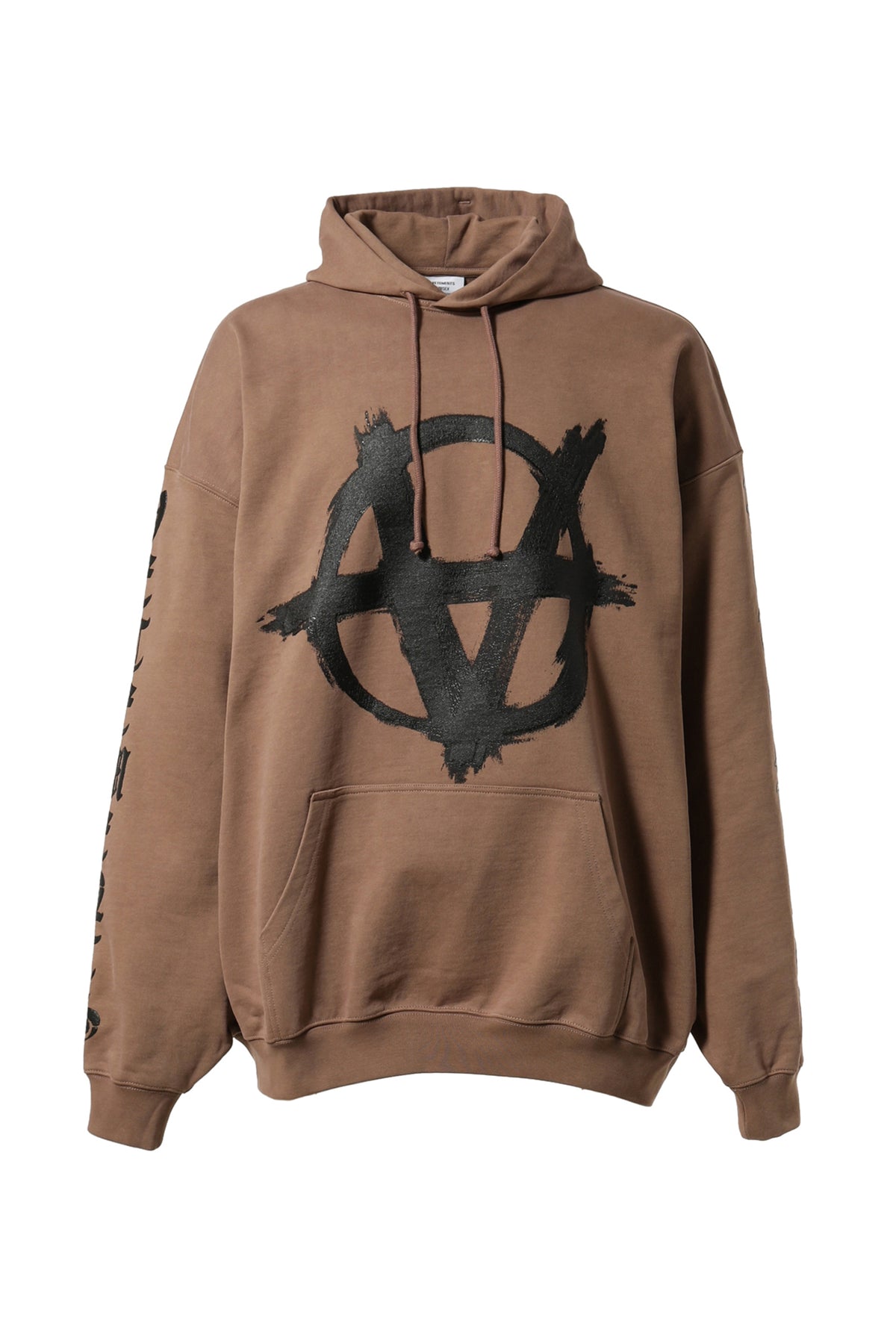 REVERSE ANARCHY HOODIE / WASHED EARTH BLK