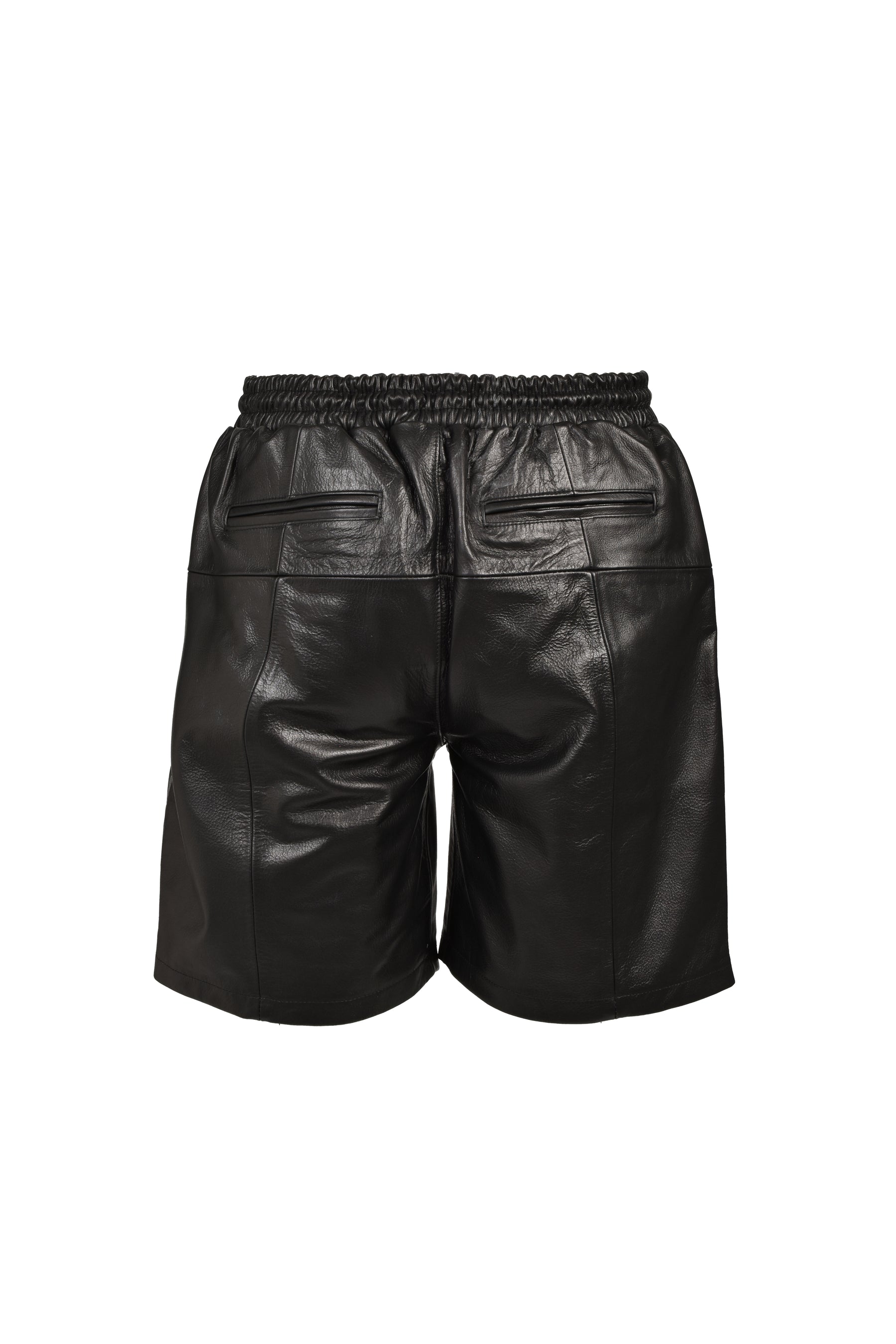 LAST NEST ラストネスト SS26 LEATHER SHORTS / BLK - NUBIAN ヌビアン