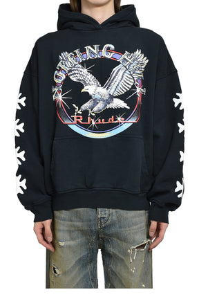 NOTTING HILL EAGLE HOODIE / VTG BLK