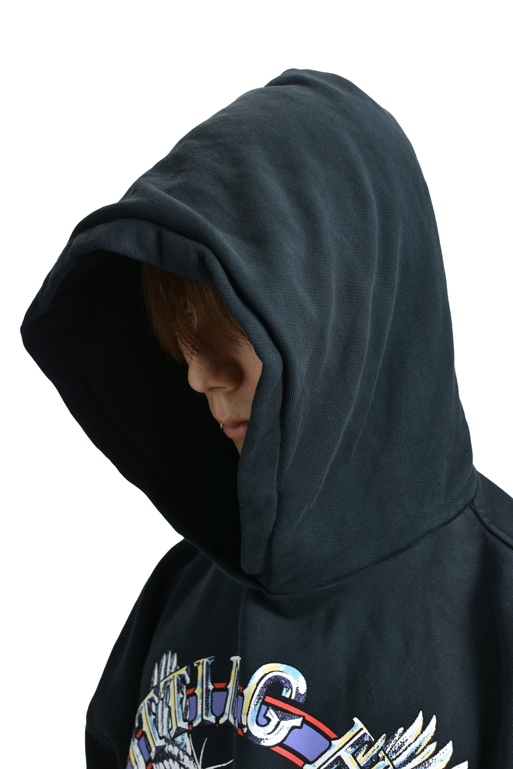 NOTTING HILL EAGLE HOODIE / VTG BLK
