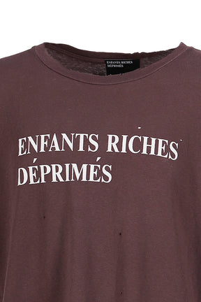 CLASSIC LOGO T-SHIRT / MUD RED 