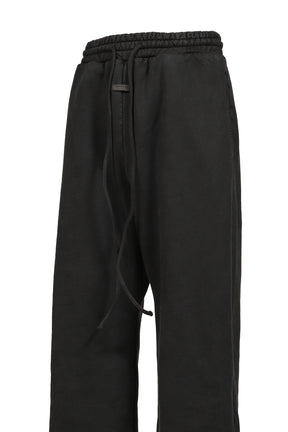 WIDE LEG SWEATPANT / BLK