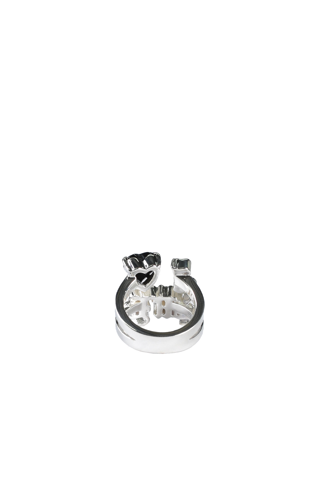 "I LOVE ME" RING (SV925) / ONYX