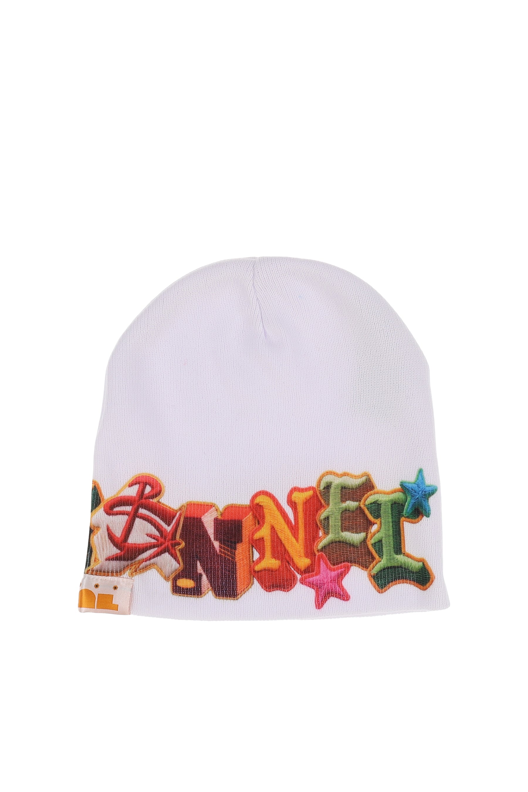 BEANIE CHANNEL / WHT