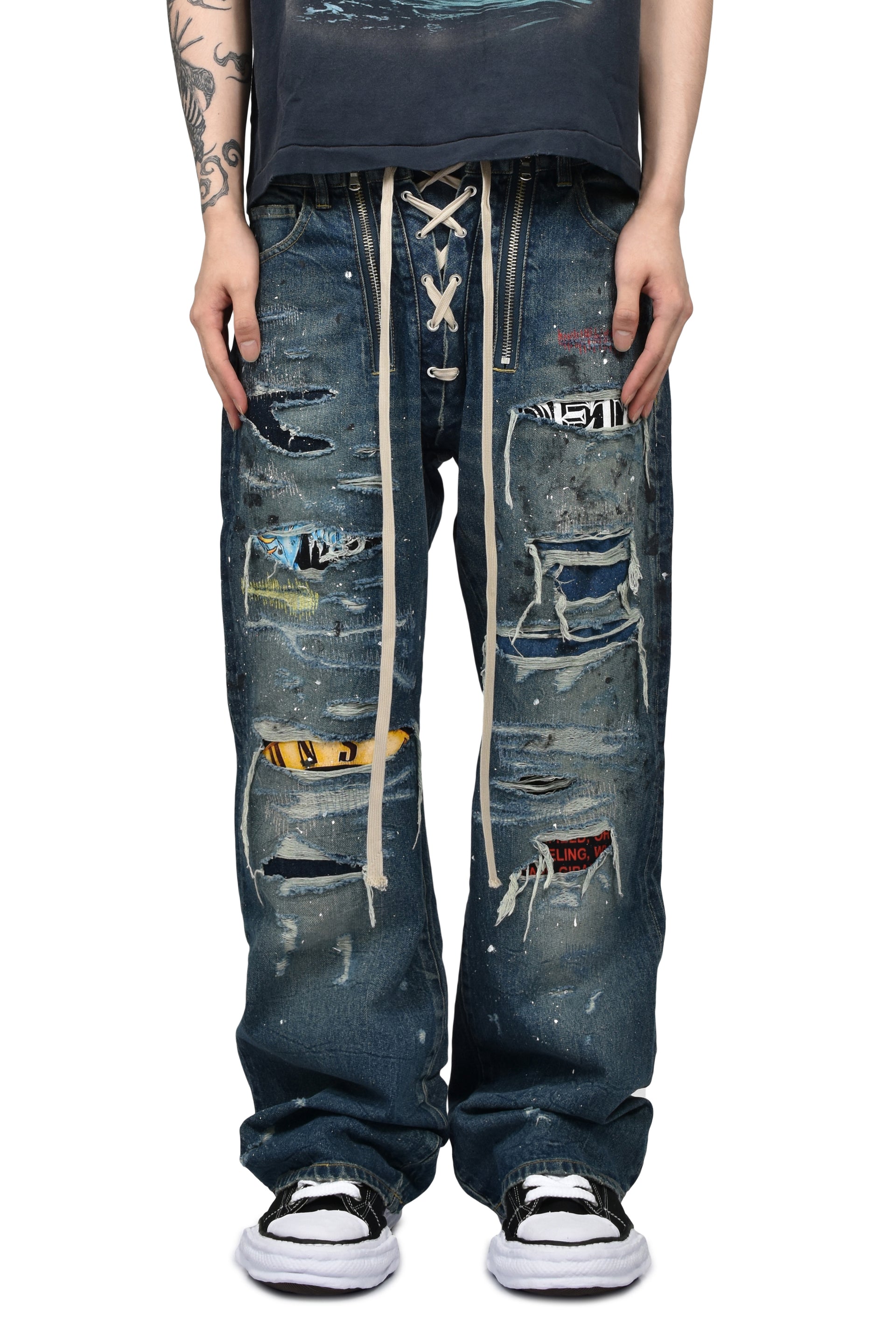 J/N×OVERDESIGN SLIDE DENIM PANTS / IND
