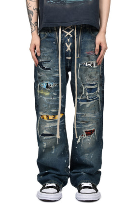 J/N×OVERDESIGN SLIDE DENIM PANTS / IND