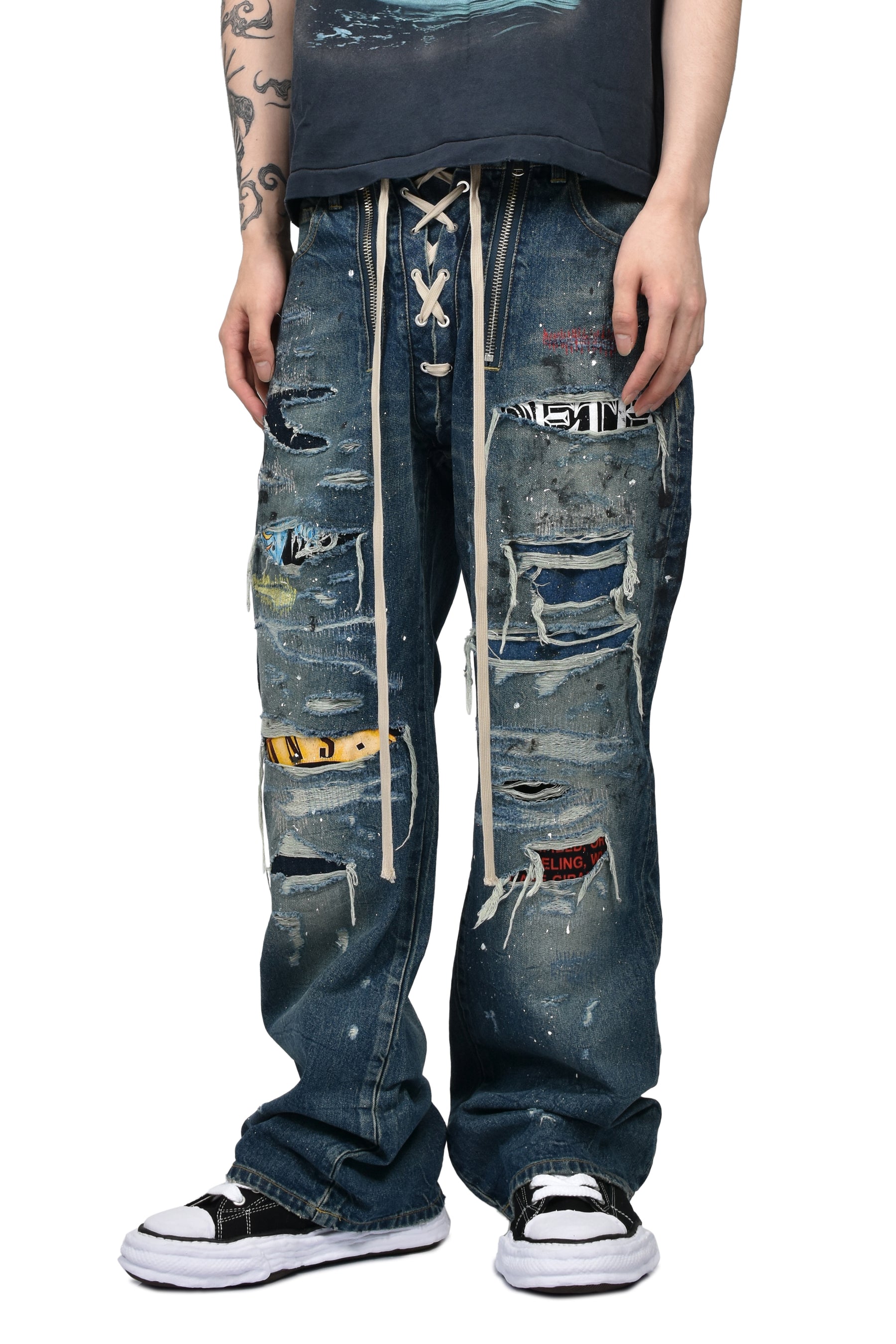 J/N×OVERDESIGN SLIDE DENIM PANTS / IND
