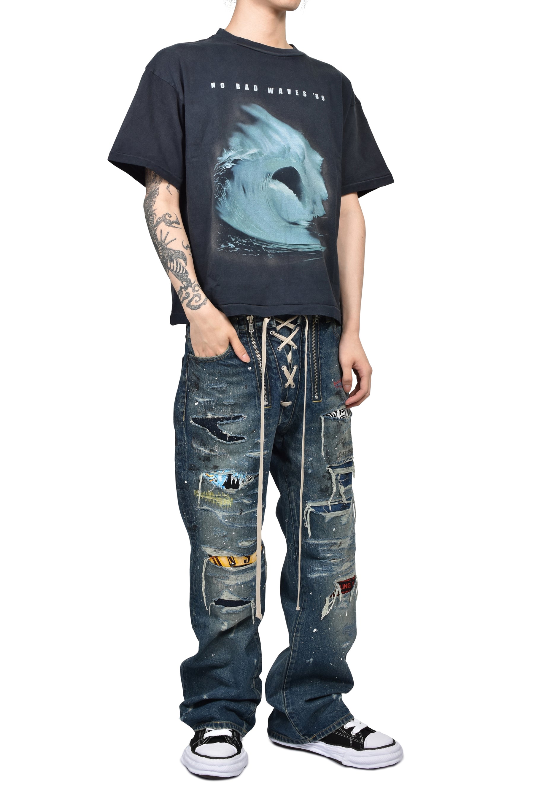 J/N×OVERDESIGN SLIDE DENIM PANTS / IND