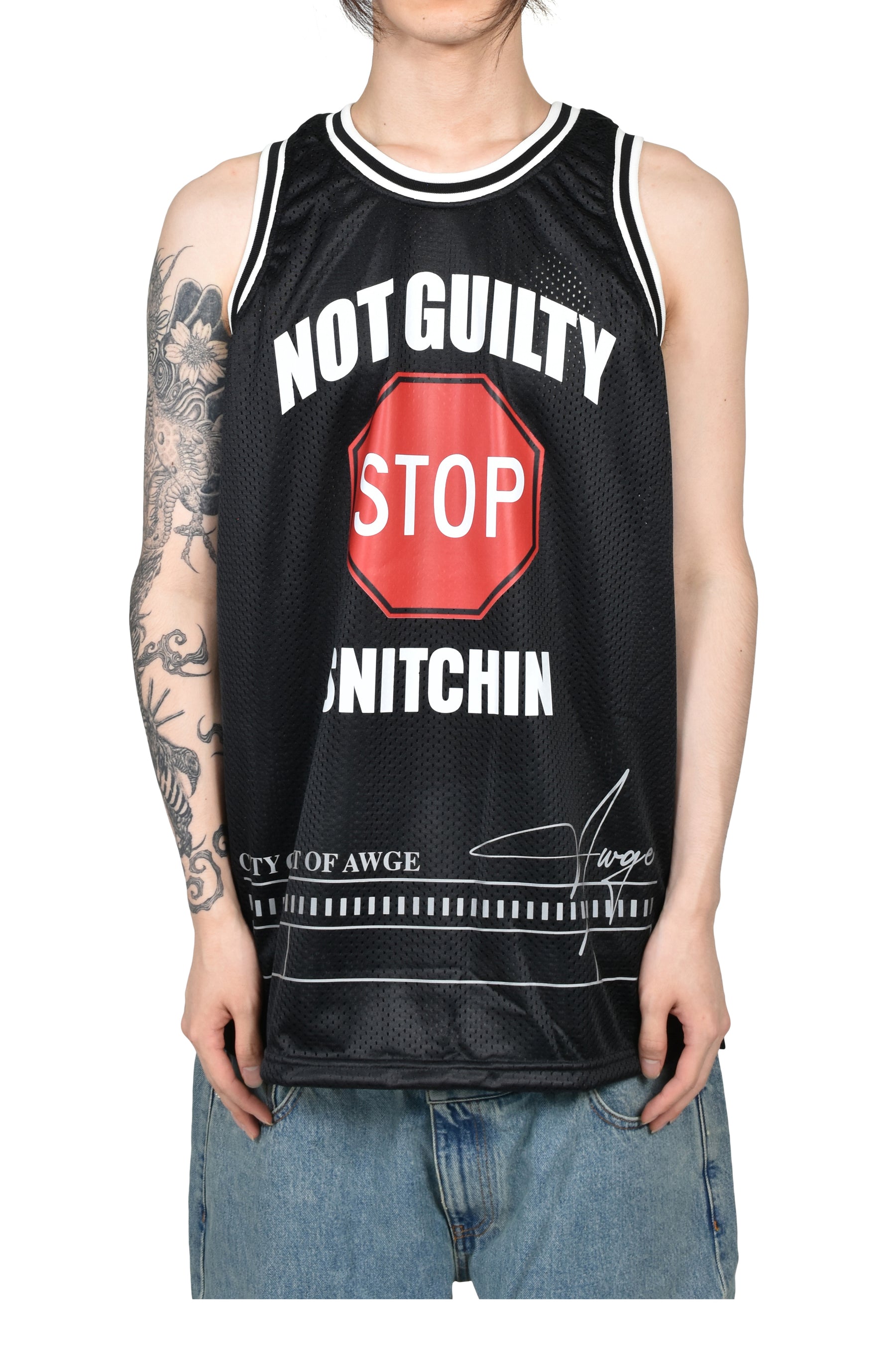 NOT GUILTY TANK / BLK