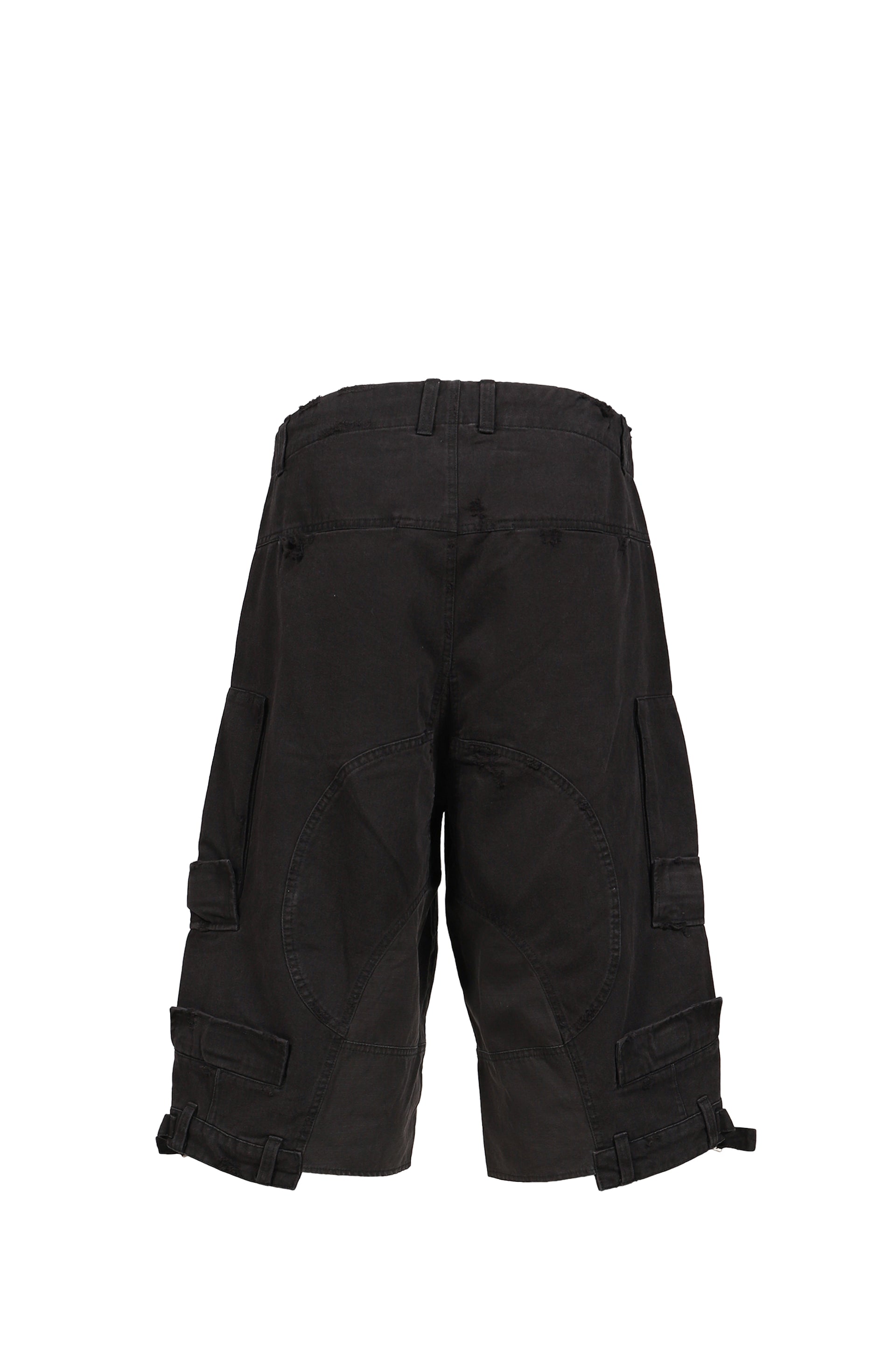 UPSIDE CARGO SHORTS / BLK