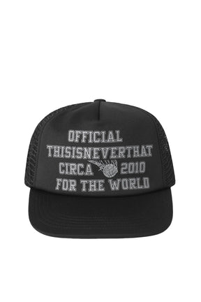 FOR THE WORLD MESH TRUCKER CAP / BLK