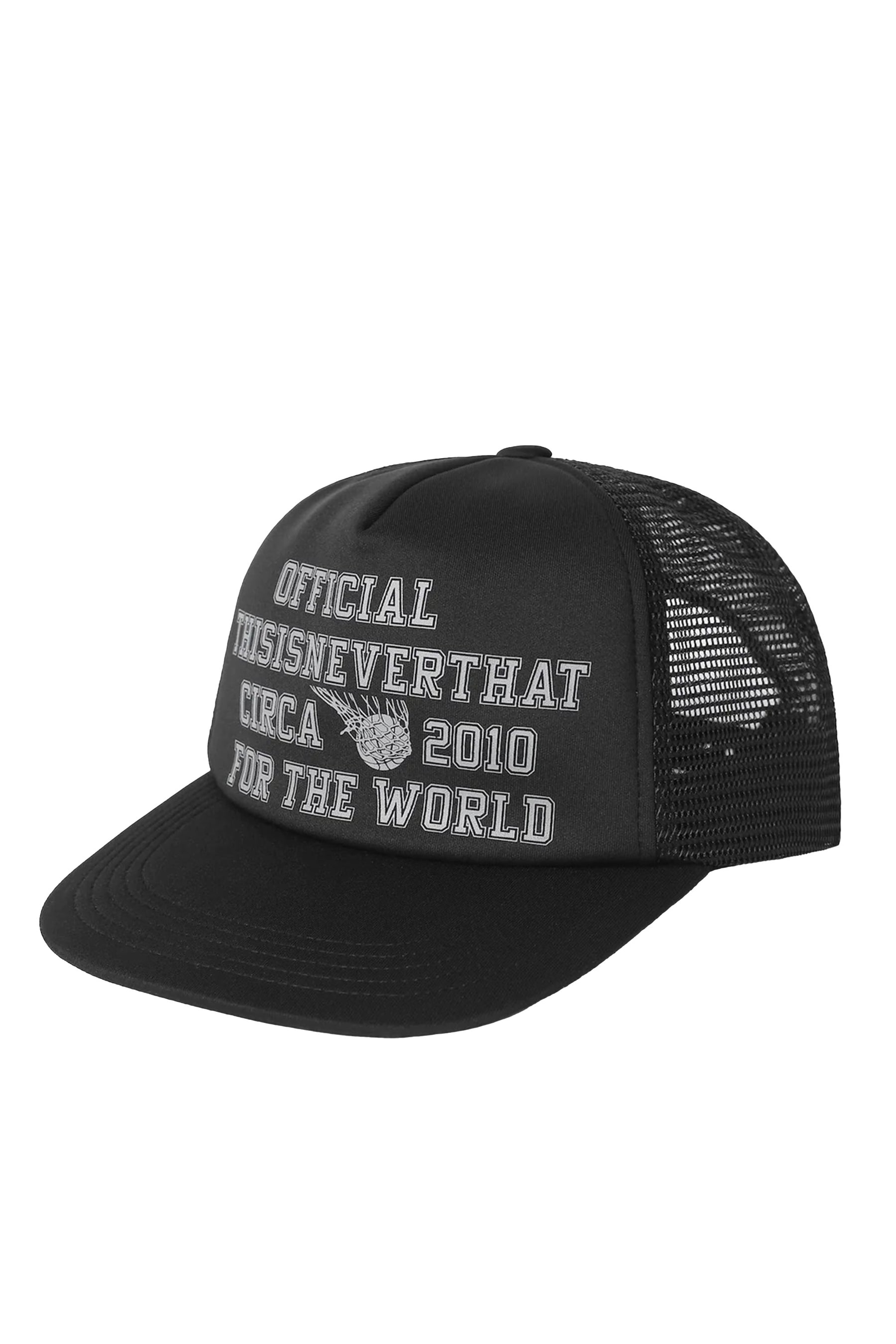 FOR THE WORLD MESH TRUCKER CAP / BLK