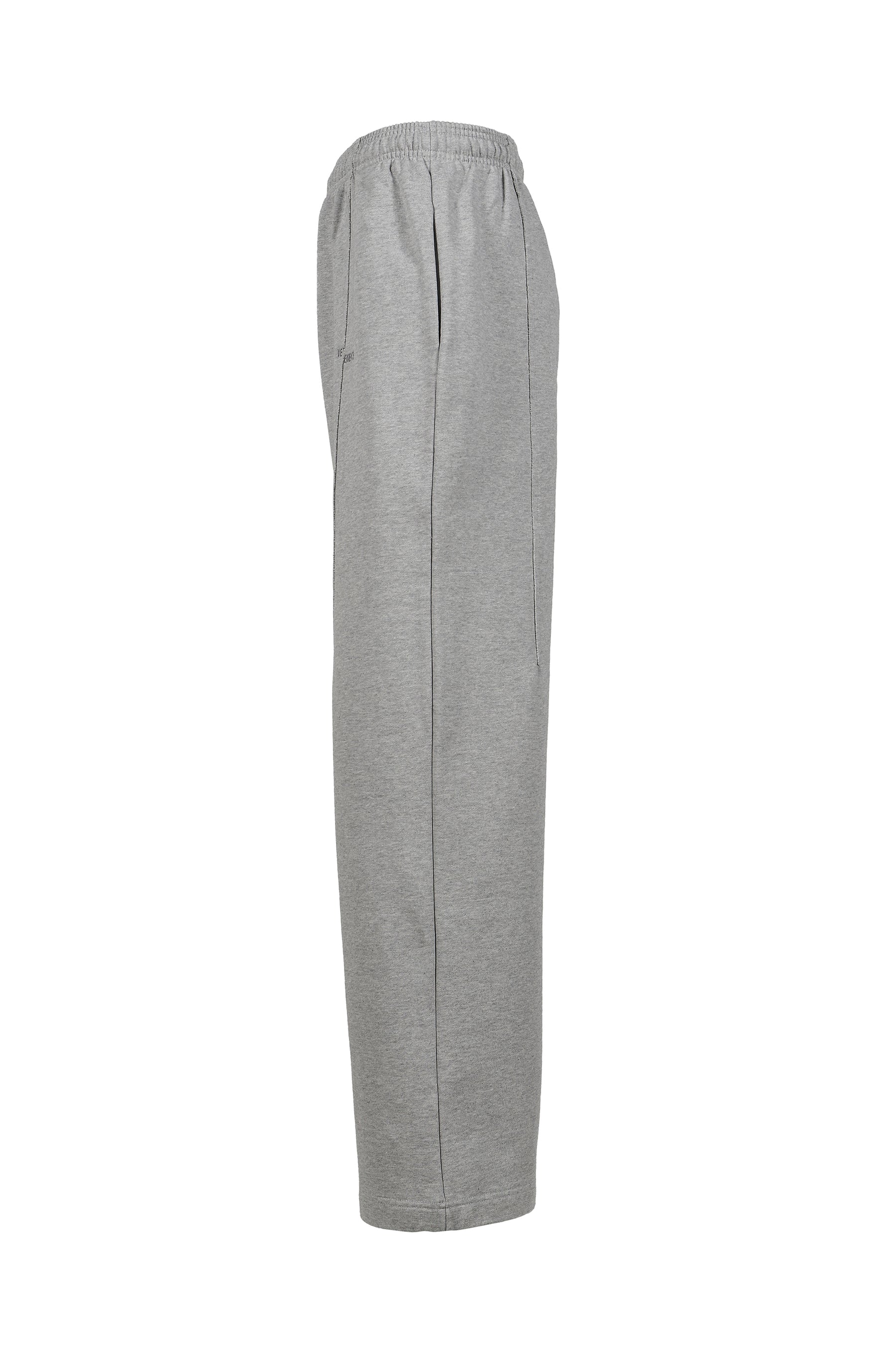 VETEMENTS CUT SWEATPANTS / GRY MELANGE