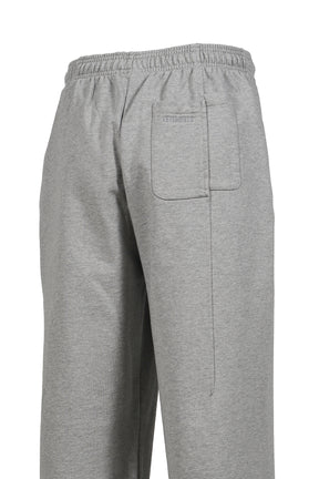 VETEMENTS CUT SWEATPANTS / GRY MELANGE