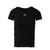 ORGANIC COTTON 1X1 RIB T-SHIRT / BK99 BLK