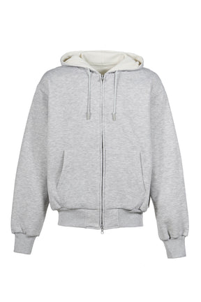 TECH SWEAT DOUBLE FACE PARKA / HEATHER GRY