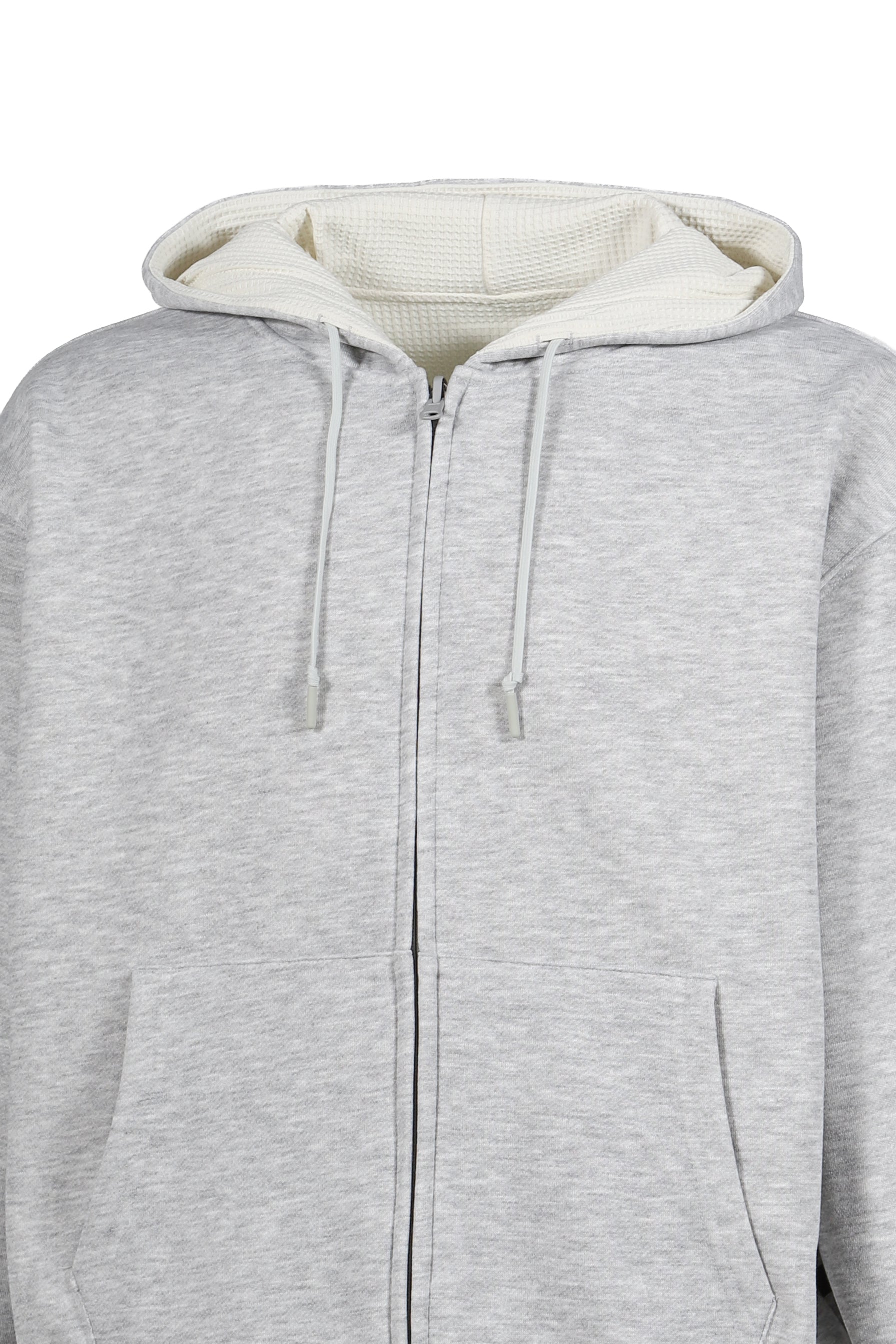 TECH SWEAT DOUBLE FACE PARKA / HEATHER GRY