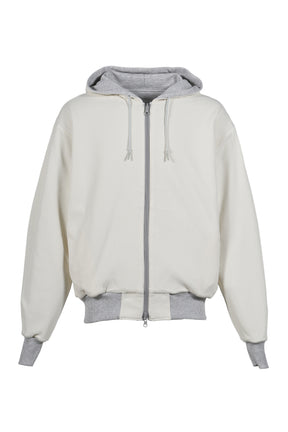 TECH SWEAT DOUBLE FACE PARKA / HEATHER GRY