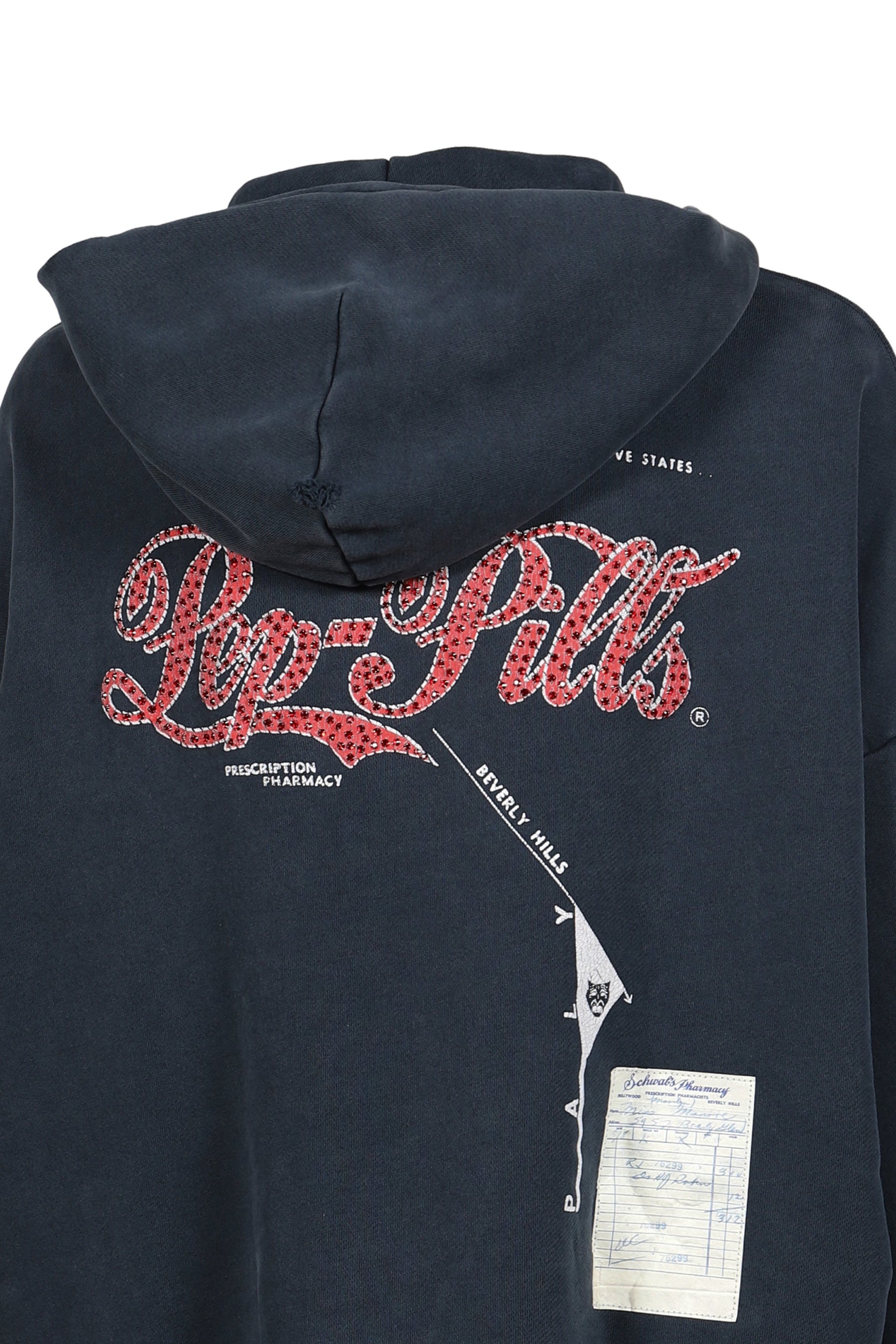 PHARMACY ZIP HOODED SWEATSHIRT (20TH EXCLUSIVE) / BLK