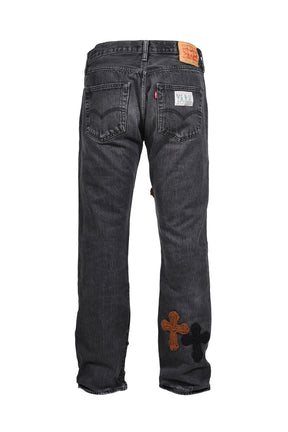 DENIM PANTS / BLK