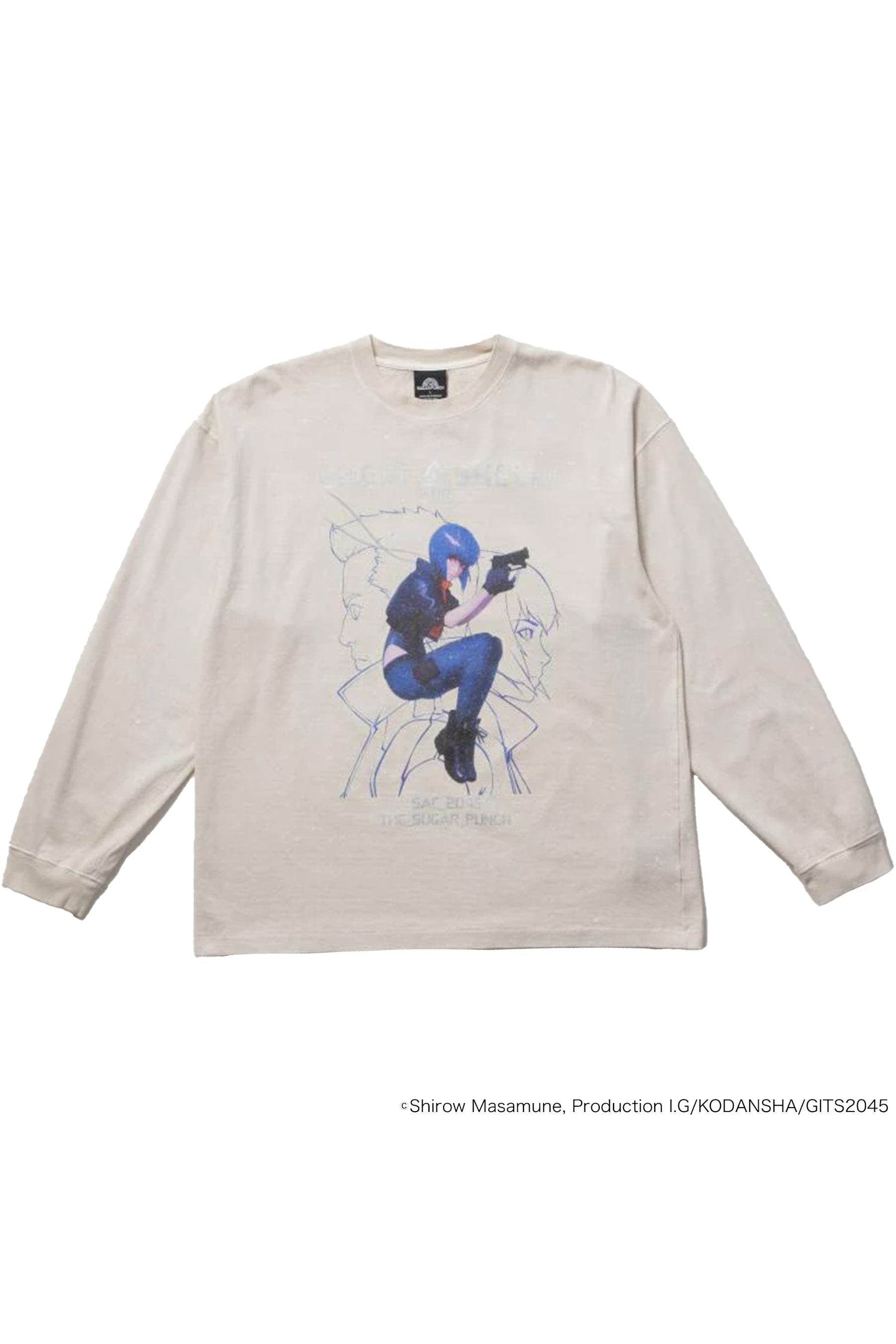 THE SUGAR PUNCH FW23 AC_2045 LONGSLEEVE（KUSANAGI & BATOU) / WHT