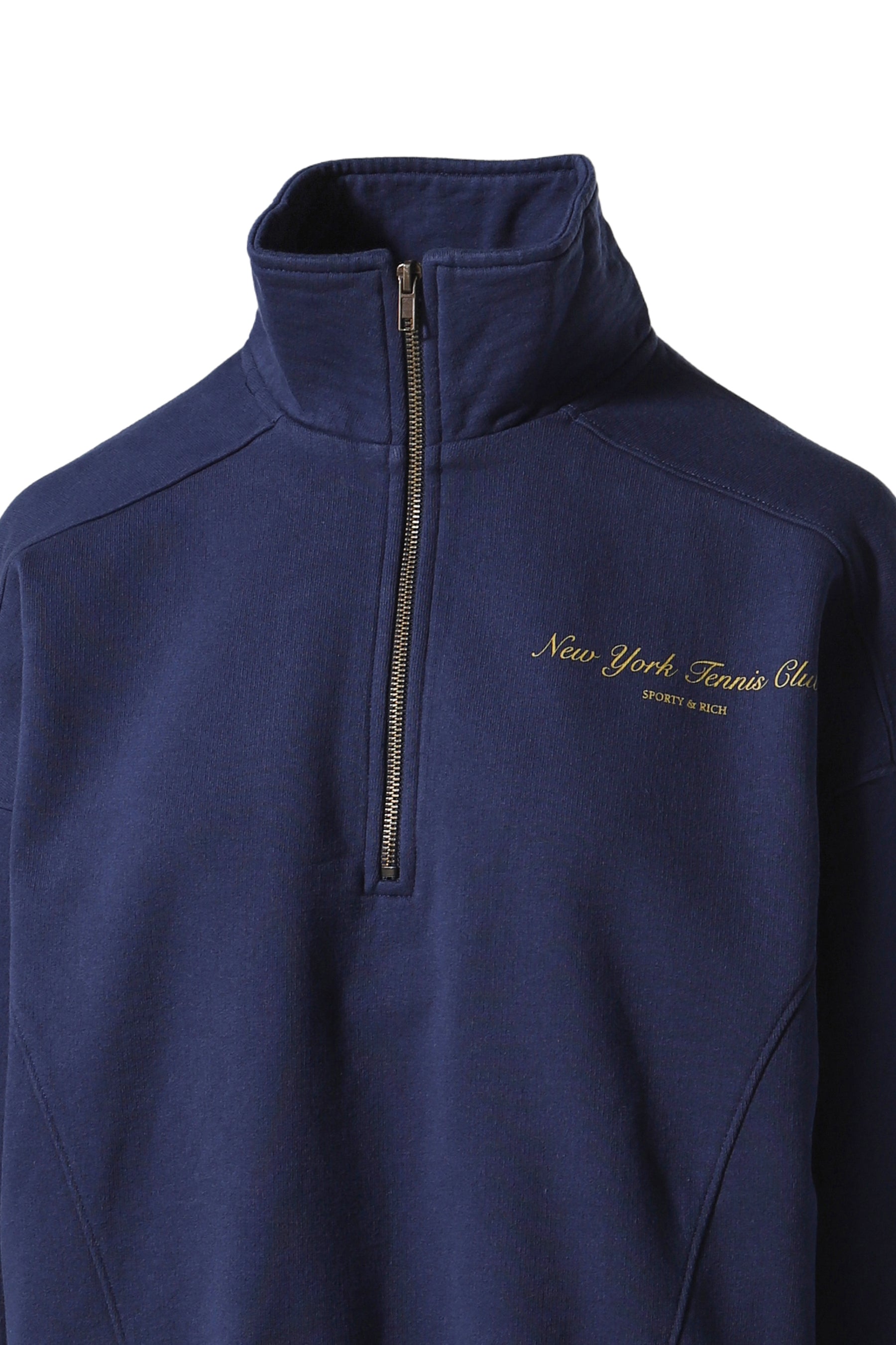 NY TENNIS CLUB QUARTER ZIP / NVY