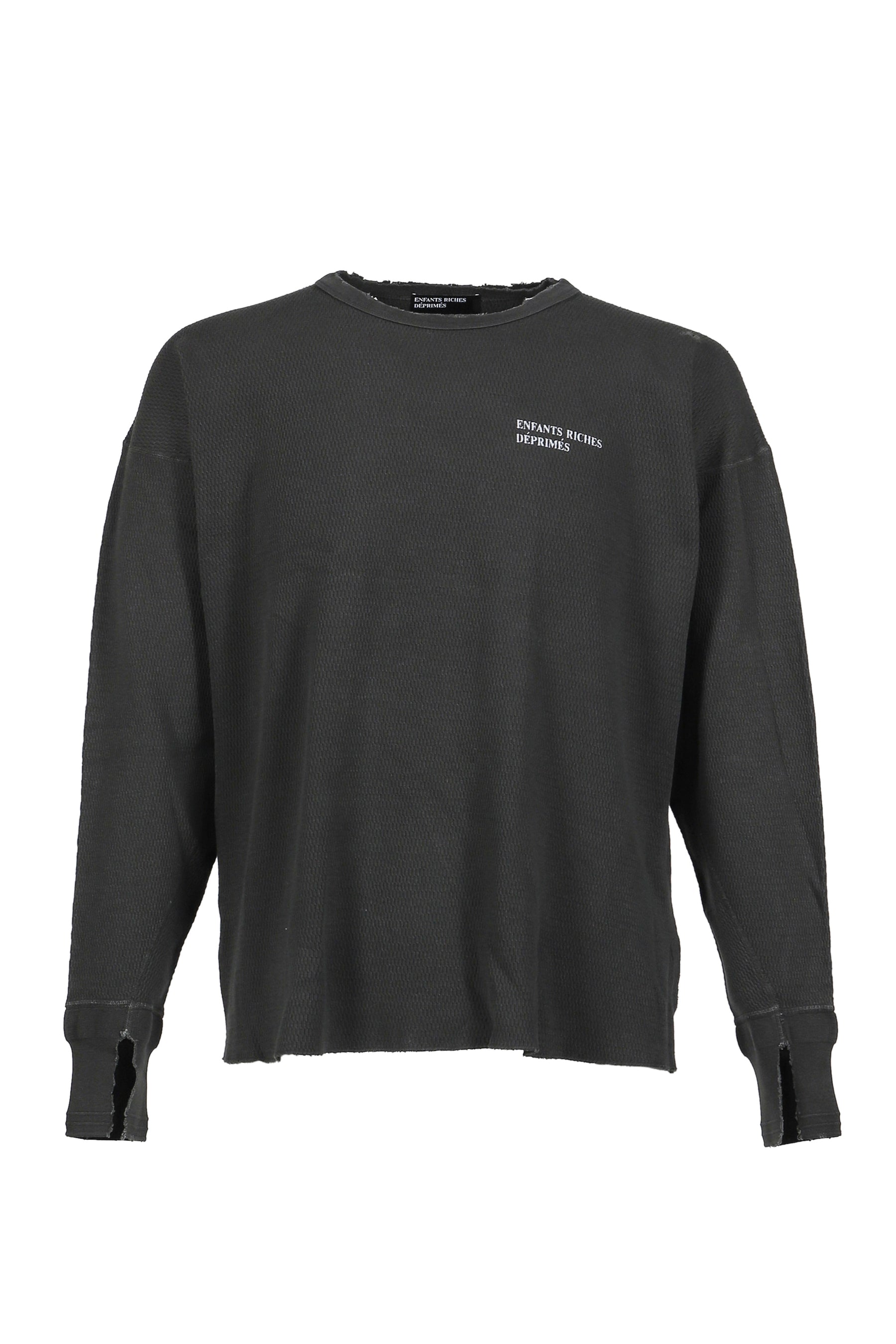 CLASSIC LOGO DISTRESSED THERMAL LS / CHA