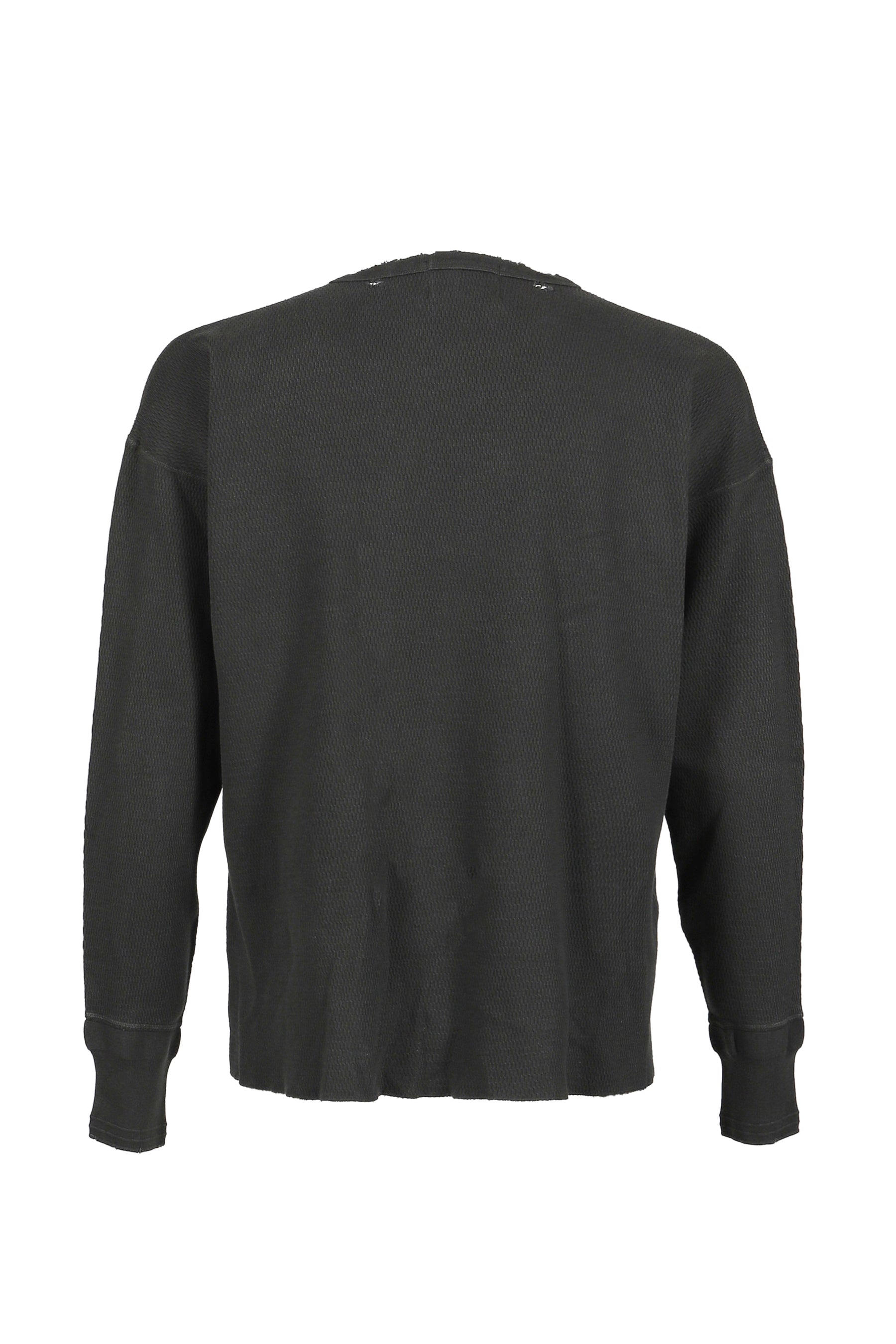 CLASSIC LOGO DISTRESSED THERMAL LS / CHA