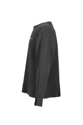 CLASSIC LOGO DISTRESSED THERMAL LS / CHA