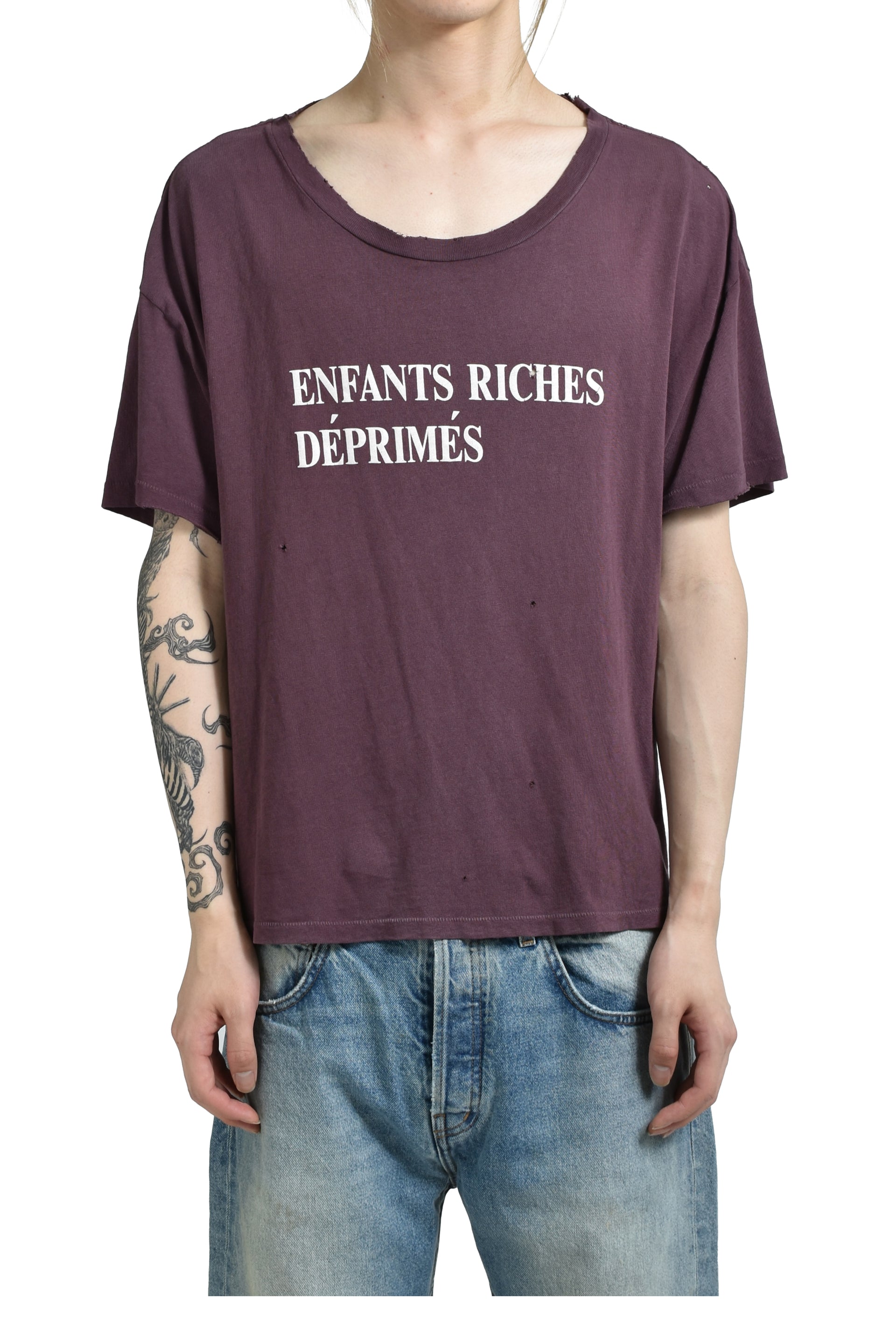 CLASSIC LOGO T-SHIRT / MUD RED