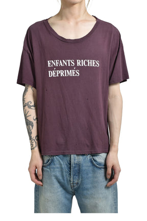 CLASSIC LOGO T-SHIRT / MUD RED 