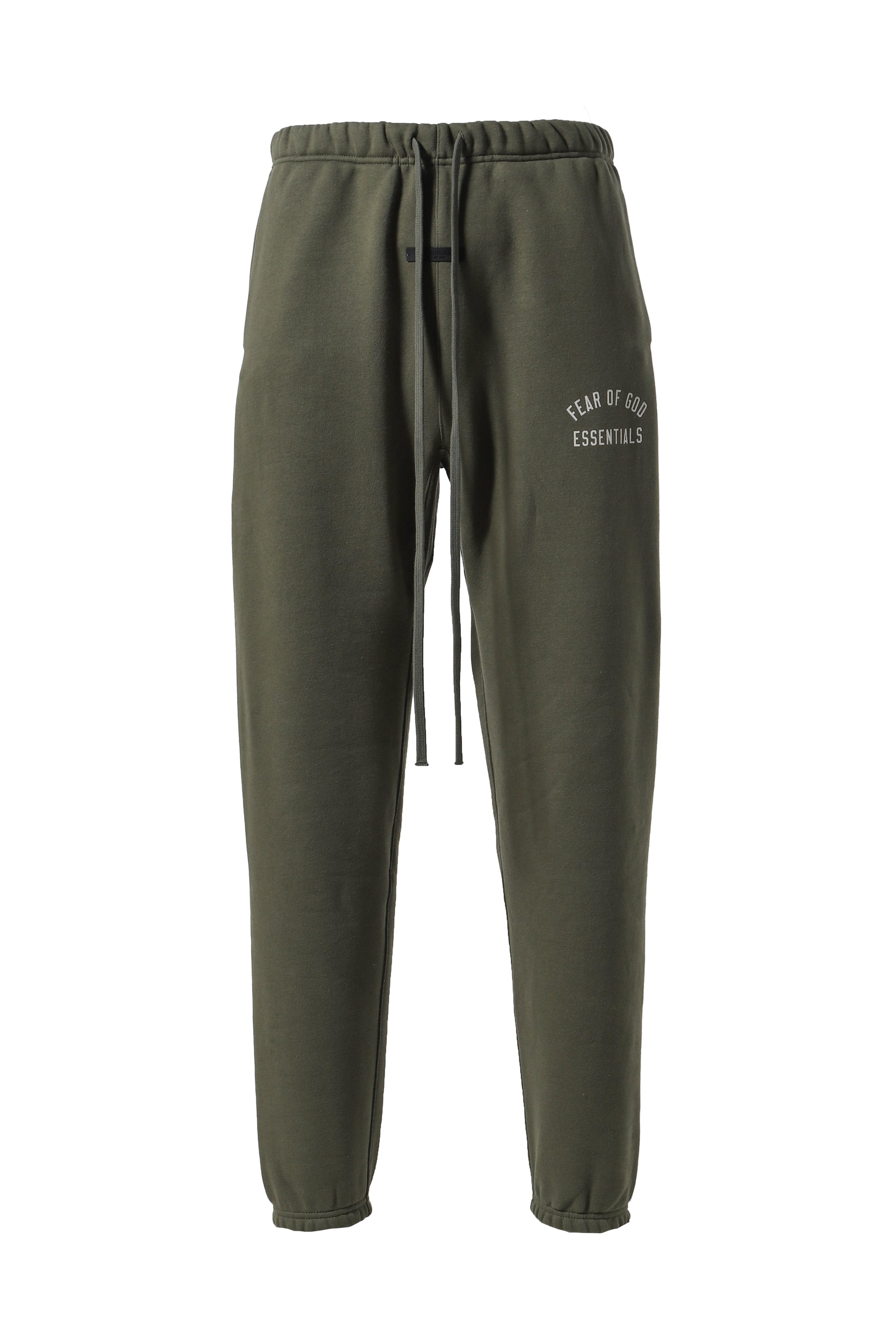 FLEECE ESSENTIAL SWEATPANT / MILITARY