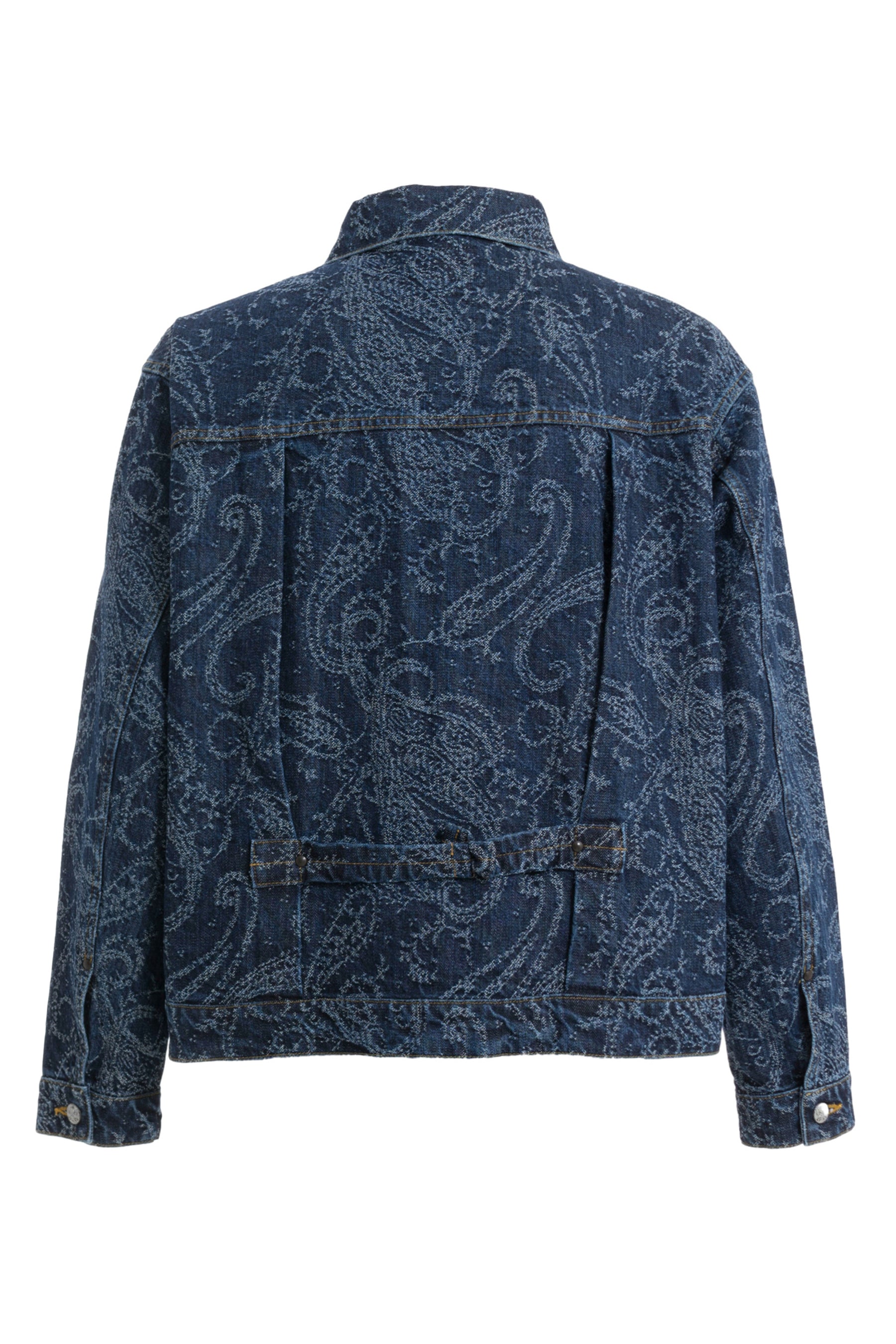 Needles FW23 M.W. JEAN JACKET - 13OZ DENIM / PAISLEY JQ. / INDIGO