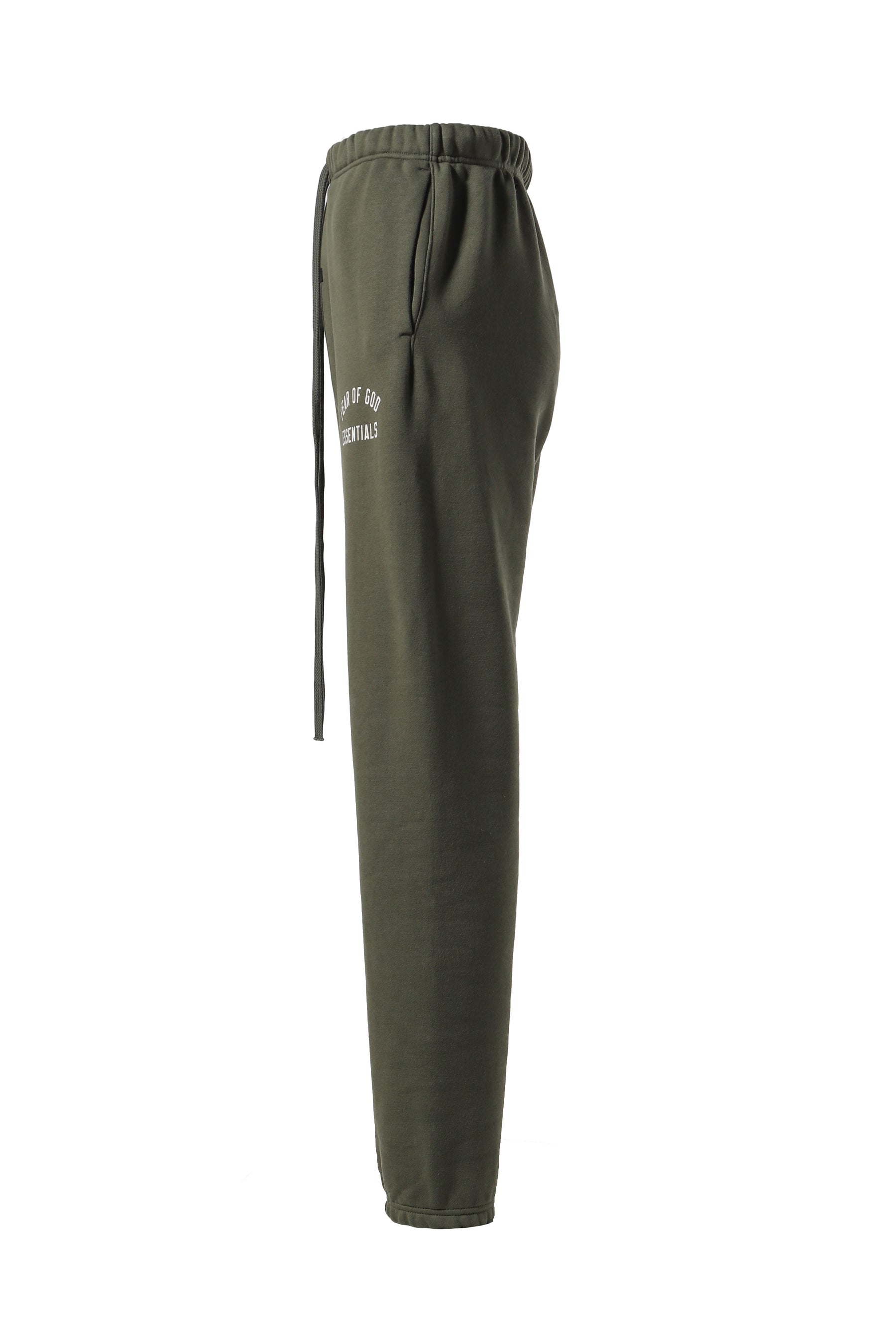 FLEECE ESSENTIAL SWEATPANT / MILITARY