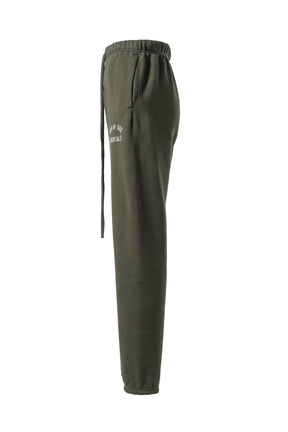 FLEECE ESSENTIAL SWEATPANT / MILITARY