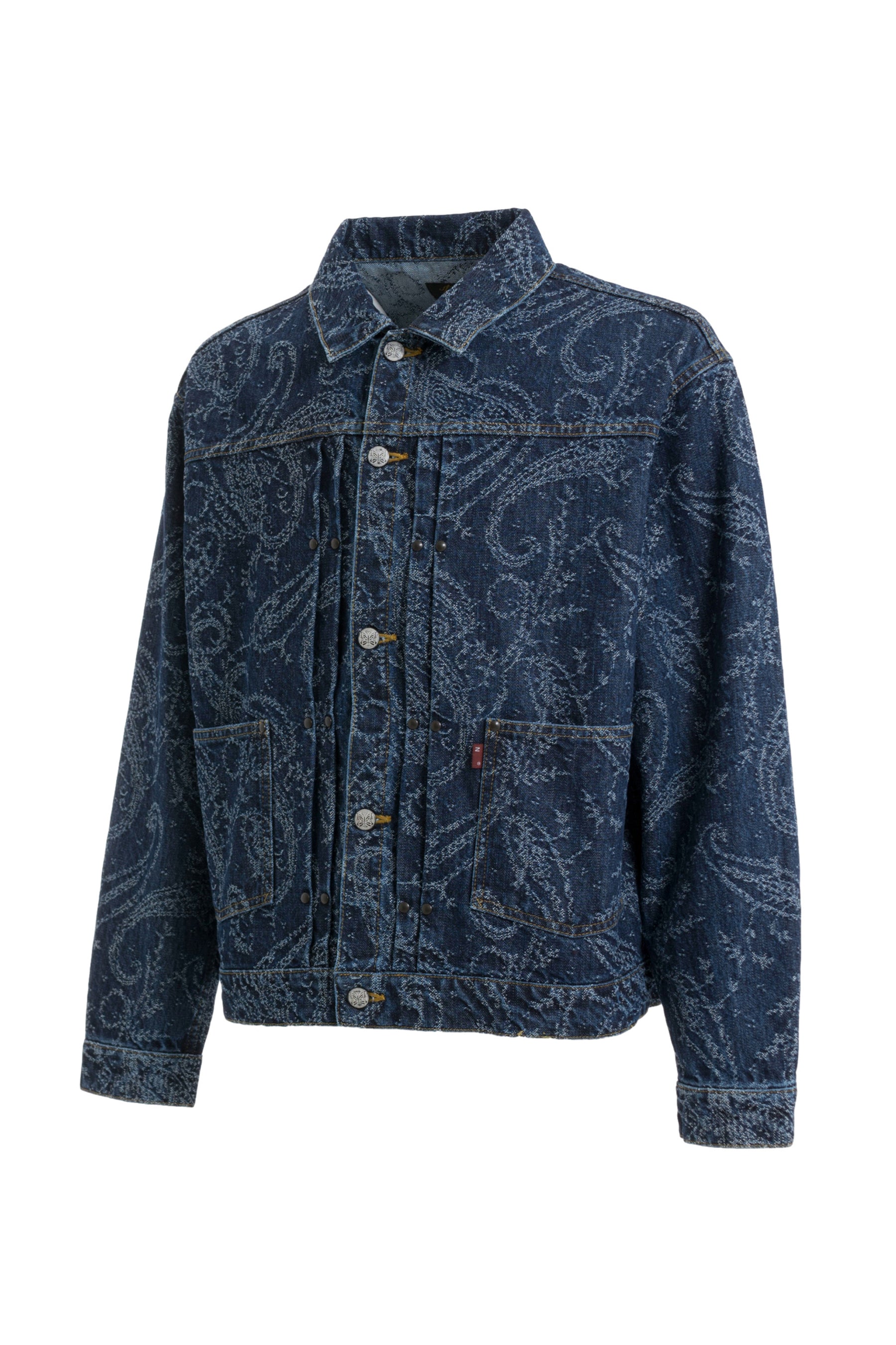 M.W. JEAN JACKET - 13OZ DENIM / PAISLEY JQ. / INDIGO